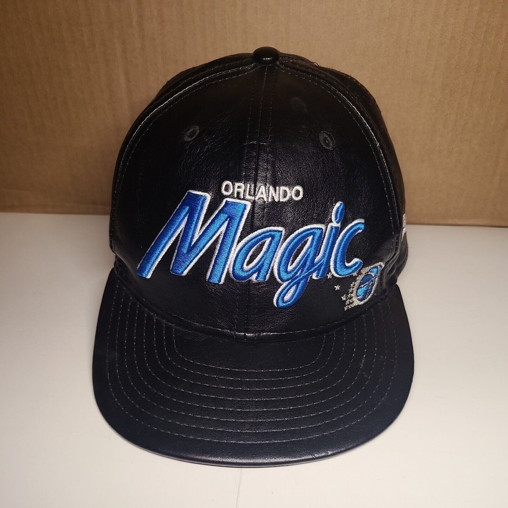 Orlando Magic Snapback Hat Vintage New Era Hardwood Classics Cap Faux Leather